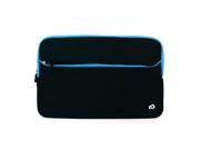 Kroo Blue Neoprene Sleeve with Pocket for 15 Inch Laptop