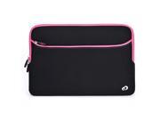 Kroo Magenta Neoprene Sleeve with Pocket for Toshiba Satellite C55 15.6 Inch Laptop