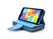 Kroo Blue Magnetic Clutch Wristlet Wallet Purse for Samsung Galaxy S5 Kroo Blue Magnetic Clutch Wristlet Wallet Purse for Samsung Galaxy S5