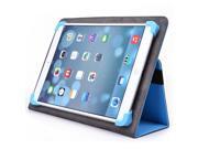 Kroo Light Blue Apple iPad 1 2 3 4 Air Retina Universal Tablet Case with Silicon Clamps and Stand