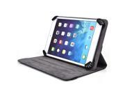 Kroo Black Carbon Samsung Galaxy Tab 3 Universal Folio Tablet Case with Rotation
