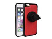 KroO 360 Rotating Magnetic Mount Case with Car AC Vent for Apple iPhone 6 6S Red