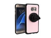KroO 360 Rotating Magnetic Mount Case with Car AC Vent for Samsung Galaxy S7 Pink