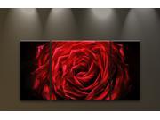 Metal Wall Art Abstract Modern Home Decor Sculpture 3 Panels Flower Red Rose