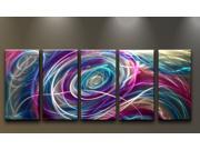 Metal Wall Art Abstract Modern Contemporary Home Decor Painting Time Travel