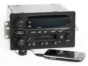 Oldsmobile Bravada 2002 2003 Radio AM FM CD Cassette Player Part Number 15058223