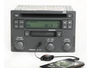 Volvo S40 V40 2001 2003 Radio AM FM CD Cassette w Aux Input 30887088 Face HU 615