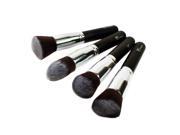 Premium 4 Piece Synthetic Kabuki Makeup Brush Set From Royal Care Cosmetics