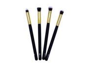 Gold 4 Pieces Face Synthetic Brush Set From Royal Care Cosmetics