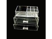 Two Drawers Makeup Organizer and Lipstick Holder Combo