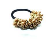 Candy Pearl Fashion Jewelry Hair Accessories For Women gold brown