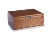 American Chest Sophistication Jewel Chest Solid American Cherry Hardwood w English Walnut Finish. Made in USA.