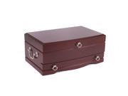 American Chest Elegance Jewel Chest Solid American Cherry Hardwood with Rich Mahogany Finish. Made in USA.