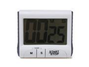 Magnetic Large LCD Digital Kitchen Timer Count Down Up Clock with Loud Alarm