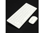 2.4GHz Wireless Keyboard Cover and Mouse Kit for Desktop Laptop PC Mac Win 7 8