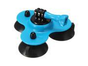 3 Feet Car Glass Suction Cup Mount for Gopro HD Hero Sports Camera 2 3 3 4 Blue