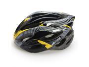 Yellow MTB Bike Cycling Bicycle Adult Bike Safe Helmet Carbon Hat With Visor 19 Holes
