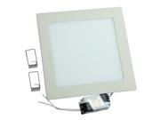 Dimmable 15W Square Ultrathin Ceiling Energy Saving LED Recessed Panel Light Lamp 120 Degree Beam Angle