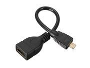 1080P Micro HDMI Male D to HDMI Female A Jack Adapter Cable Convertor High Speed 340 MHz 10.2 Gbps .