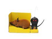 Remote Control Mouse Rat Mice Plastic Flocking Wireless Play Toy For Cat Dog