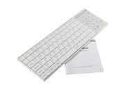 Ultra Slim Wireless Bluetooth 3.0 Keyboard with Touchpad for Windows Android IOS PC