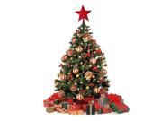 Christmas XMAS Tree Topper Star Decoration Ornament for gifts garden home party Red