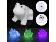 Night Light Magic Cute Frog LED Novelty Lamp Colorful Energy Changing Colors NEW