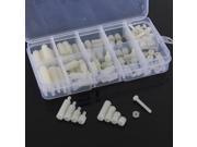 M3 Nylon Hex Screw Nut Assortment Kit Spacers Stand off Plastic Accessories Set