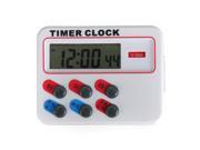 Sport Timer Clock 12 24 Hours With Memory Funcation Kitchen Cooking Digital LCD