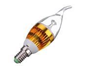 NEW Dimmable 3 LEDs E14 4.5W Warm White LED Chandelier Candle Light Bulb 500 550LM