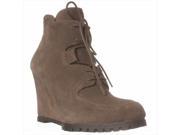 STEVEN by Steve Madden Wardin Wedge Boots Taupe 8 M US