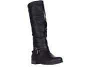 XOXO Marcel Knee High Riding Boots Black 6 M US 36 EU