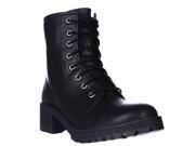 madden girl Eloisee Lace up Combat Boots Black 11 M US
