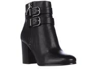 Via Spiga Briella Double Strap Buckle Ankle Boots Black 5.5 M US 35.5 EU