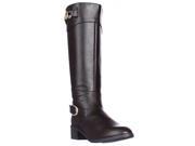 K.S. Darlaa Wide Calf Riding Boots Brown 6.5 M US