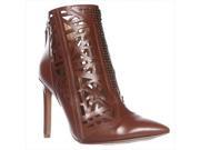 Nine West Toocute Cut Out Pointed Toe Ankle Boots Brown 9.5 M US