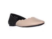 Wanted Kristy Scalloped Ballet Flats Nude 7.5 M US