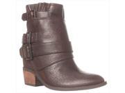 Jessica Simpson Teagan Buckle Strap Ankle Boots Fudgie 7.5 M US 37.5 EU