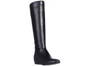Bandolino Aliba Wedge Tall Dress Boots Black 8 M US