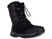 Easy Spirit Erle Lace up Winter Boots Black Multi 7 US