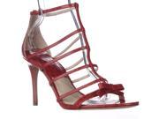 MICHAEL Michael Kors Blythe T Strap Dress Sandals Crimson 9 M US 39 EU