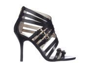 MICHAEL Michael Kors Ava Strappy Buckled Sandals Black 5 M US
