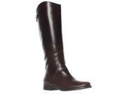 STEVEN by Steve Madden Sady Wide Calf Riding Boots Brown 6 W US