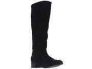madden girl Persis Flat Knee High Boots Black 6.5 M US