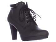 AL35 Garnet Lace Up Ankle Boots Black Black 8.5 M US 39.5 EU