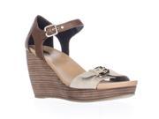 Dr. Scholl s Molten Wedge Ankle Strap Sandals Totally Taupe 9.5 M US 39.5 EU
