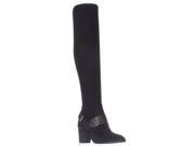 MICHAEL Micheal Kors Brody Washer Studded Over The Knee Boots Black 6.5 M US 36.5 EU