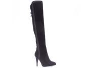 MICHAEL Michael Kors Delaney Thigh High Heeled Dress Boots Black 8 M US 38.5 EU