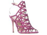 Vince Camuto Kristana Strappy Caged Dress Sandals Pink Orchid 6.5 M US 36.5 EU