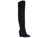 Jessica Simpson Coriee Over The Knee Back Lace Heeled Boots Black 8 US 38 EU